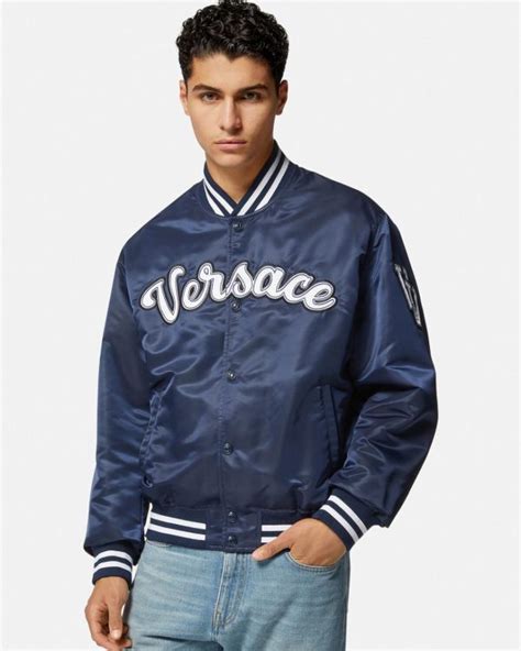 versace jacke herren blau|Versace Jacken & Mäntel für Herren .